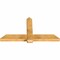 Ekena Millwork Eugene Rough Sawn Timber Gable Bracket, Western Red Cedar, 60"W x 32"H x 4"D x 6"F, 13/12 Pitch GBW060X32X0406EUG00RWR - alternate 4